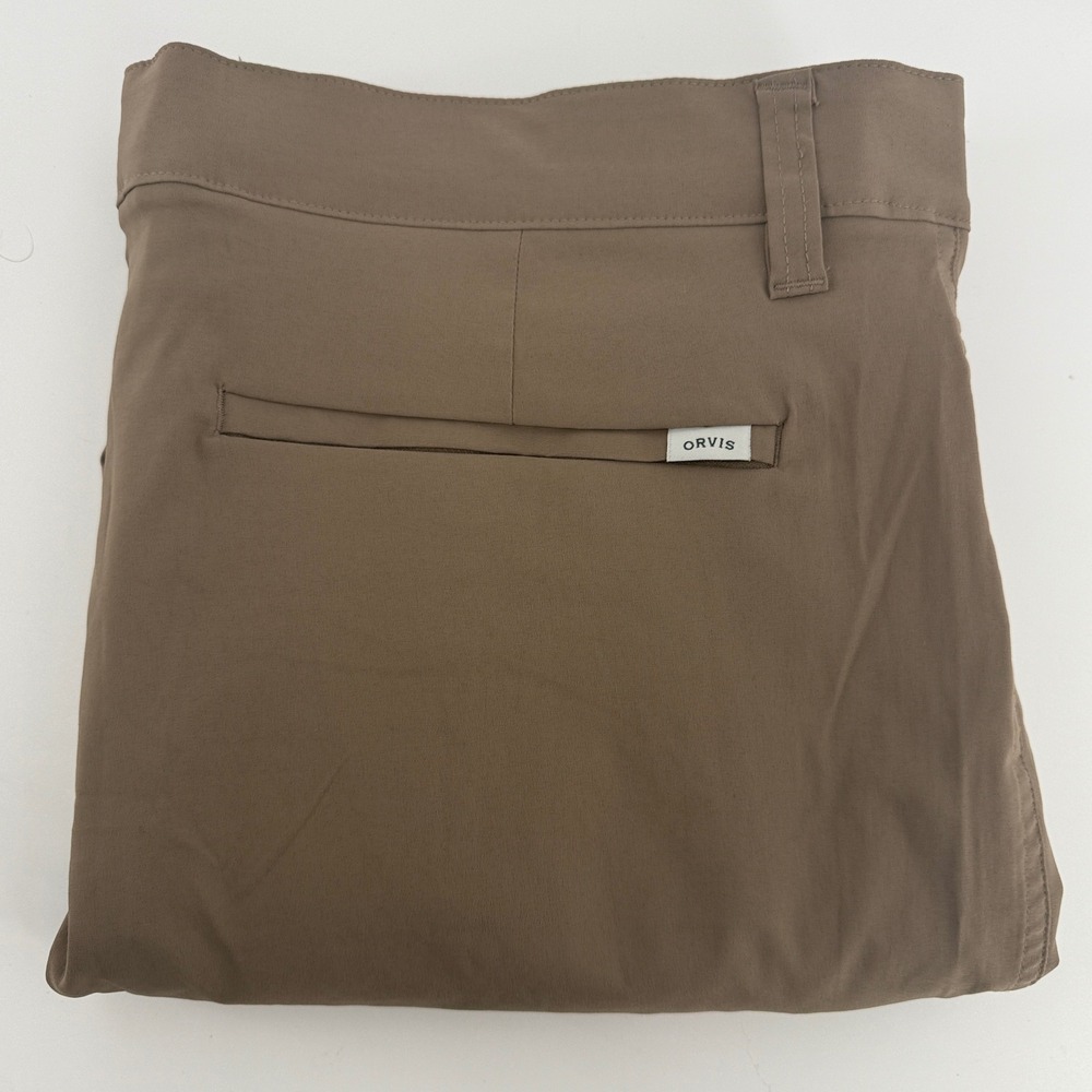 Orvis Mens Trek Pant Walnut Brown Outdoor Hiking Utility Pants 40x34 NWT 1525905